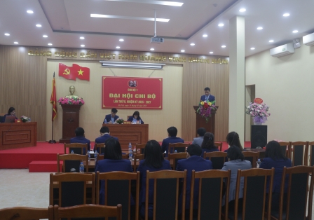 Đại hội các Chi bộ trực thuộc Đảng bộ Trường Trung cấp nghề Cơ khí xây dựng lần thứ VI, nhiệm kỳ 2025 - 2027 